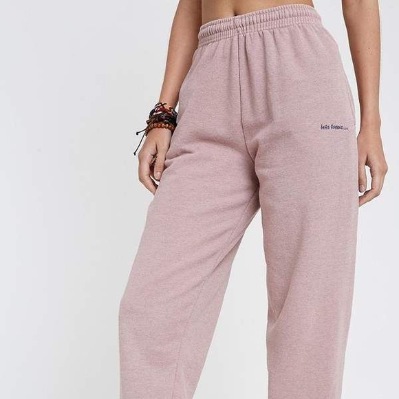 Iets Frans Pink Marl Jogger Pant | Poshmark